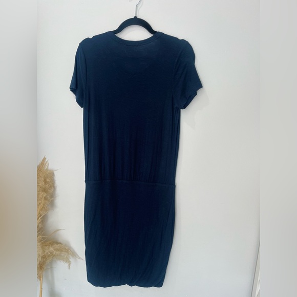 Standard James Perse • Women’s Navy Crew Neck Cotton Mini T-Shirt Dress Size 2 - Picture 10 of 15